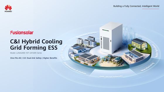 Huawei LUNA2000-241kWh-2S1 – революционна система за съхранение на 241 kWh енергия с Grid-Forming технология и пълна защита C2C Dual-link Safety Huawei LUNA2000-241kWh-2S1 – революционна система за съхранение на 241 kWh енергия с Grid-Forming технология и пълна защита C2C Dual-link Safety